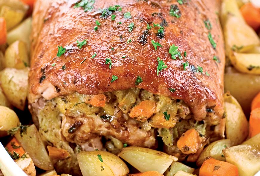 Pierna de Cerdo con relleno: una deliciosa receta para esta Navidad 2023