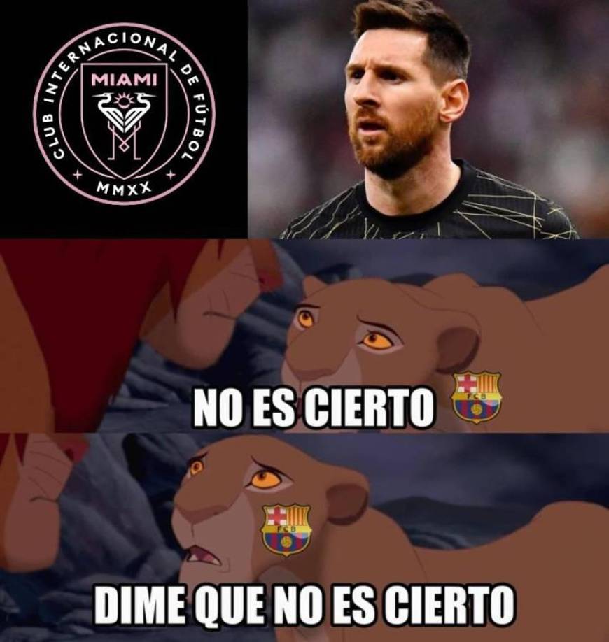 Messi: Barcelona fue víctima de memes tras su fichaje por el Inter de Miami