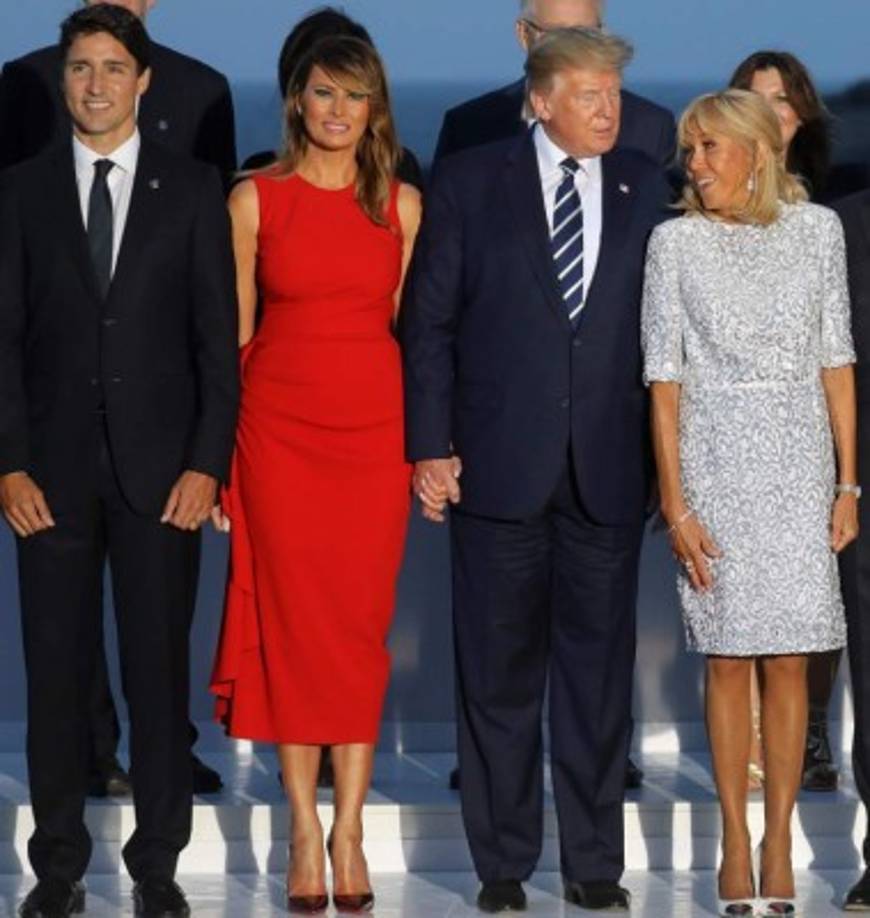 Las imágenes de la sonriente ex modelo junto al líder canadiense se viralizaron casi de inmediato en redes sociales.