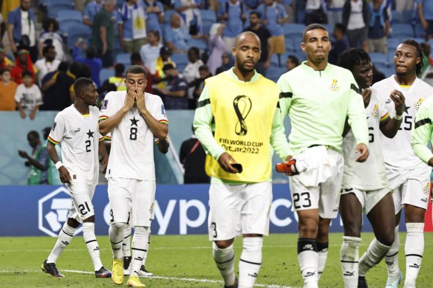 La selección de Ghana también fue eliminada de la Copa del Mundo.