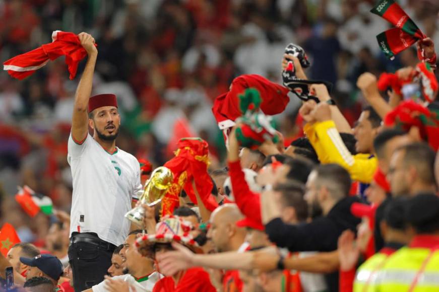 Los fans de Marruecos han puesto el show en cada juego del Mundial.