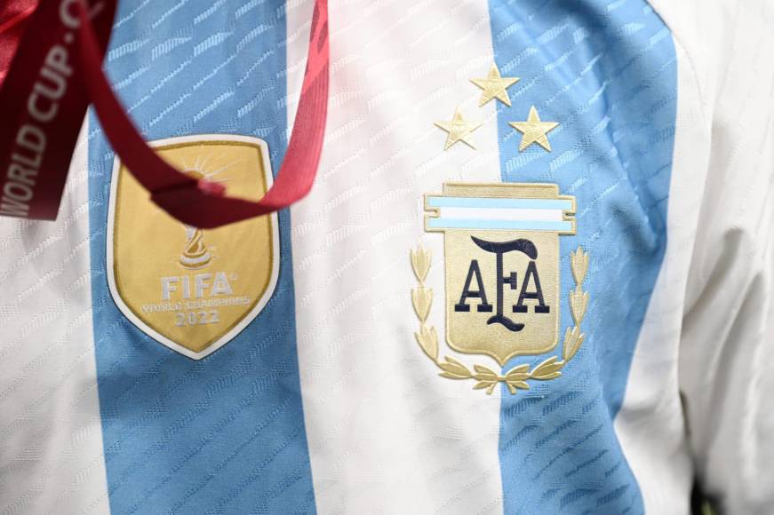 La camiseta de la selección argentina ya tiene la tercera estrella de campeón del mundo.