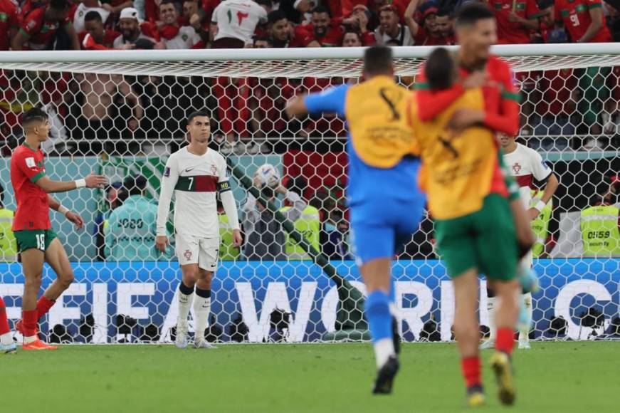 CR7 no pudo evitar la eliminación de Portugal ante una Marruecos que agranda su leyenda en Qatar 2022.