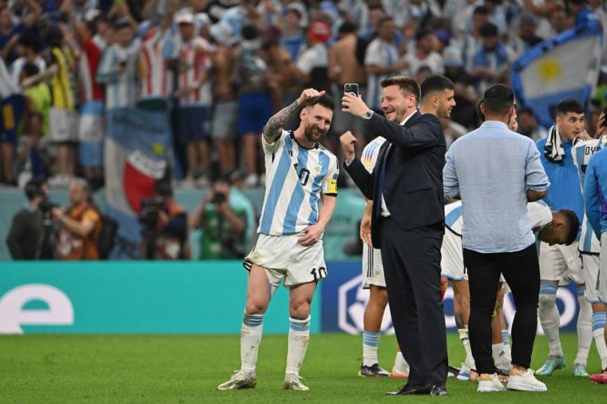 Lionel Messi y una llamada tras el final del juego.¿Con quién estaba hablando?