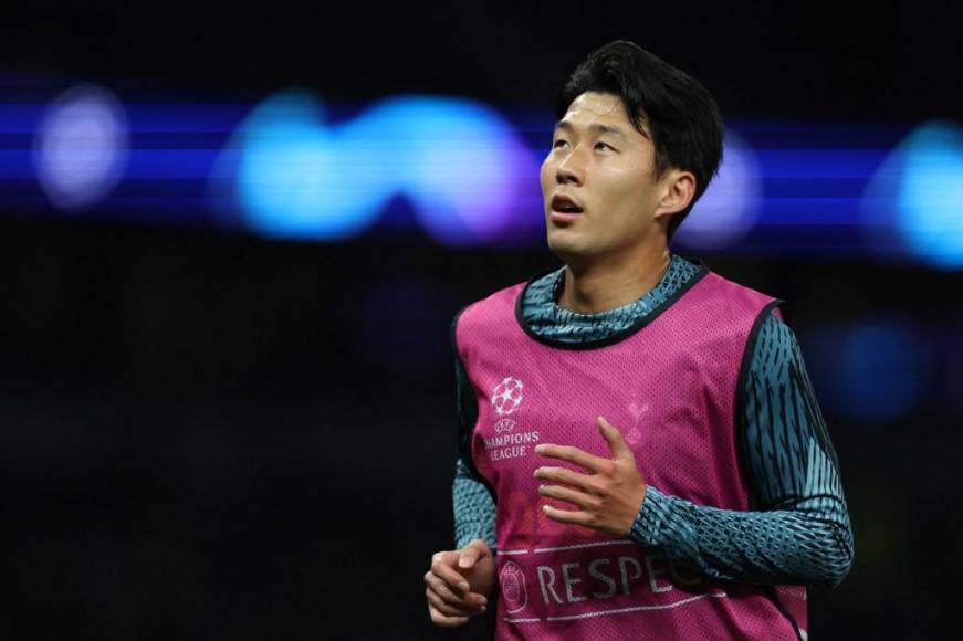 Son Heung-Min: El jugador coreano del Tottenham aparece en la novena posición.