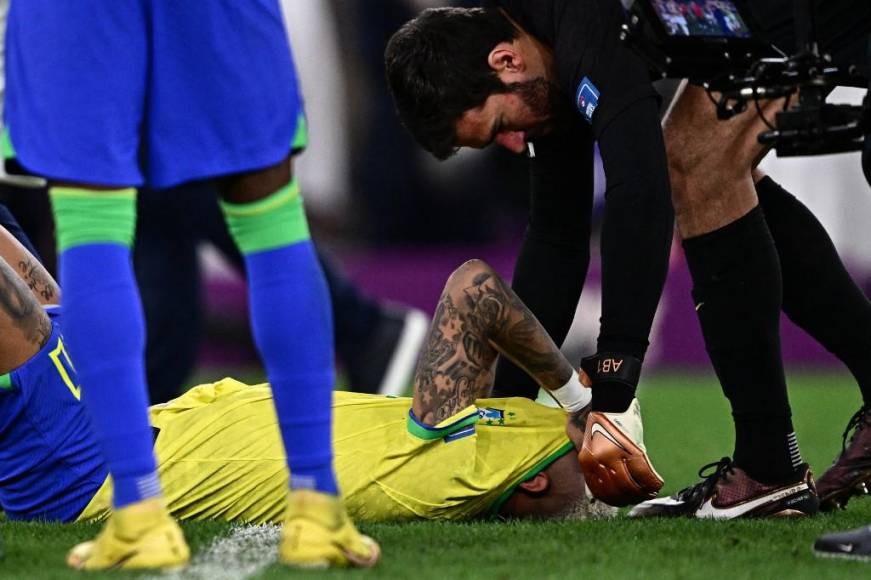 Neymar era el más afectado tras la eliminación a manos de Croacia.