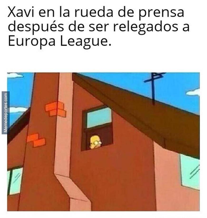 Los memes se burlan del Barça tras quedar fuera de Champions y caer a la Europa League
