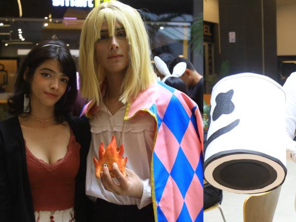 Los jóvenes presumieron sus caracterizaciones en la Anime World Convention.