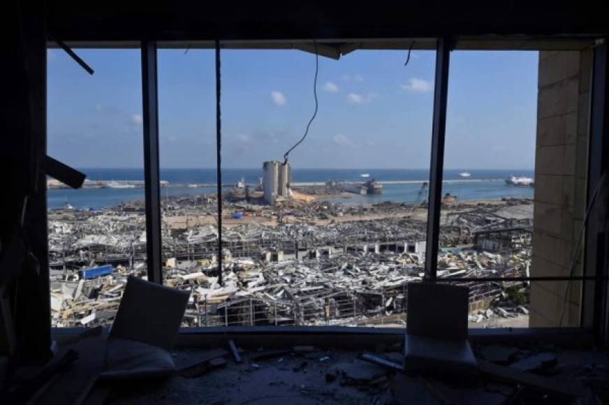 Impactantes imágenes satelitales muestran la devastación en Beirut tras explosiones