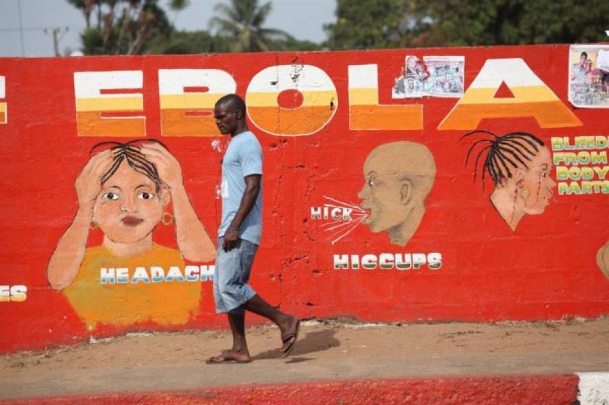 Una semana después Guinea anunció que se encontraba de nuevo en una situación endémica. Se reportaron siete casos, tres de ellos murieron. Foto AFP