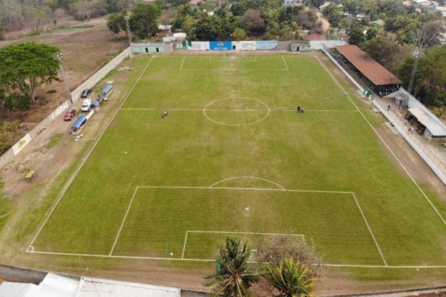 Estadio Domingo Ortega de Quimistán, Santa Bárbara: Aquí juega como local el San Juan.