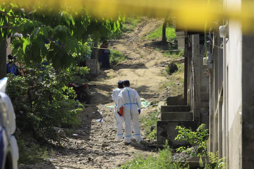 Lo que se sabe de la masacre que dejó cinco muertos en San Pedro Sula (Fotos)