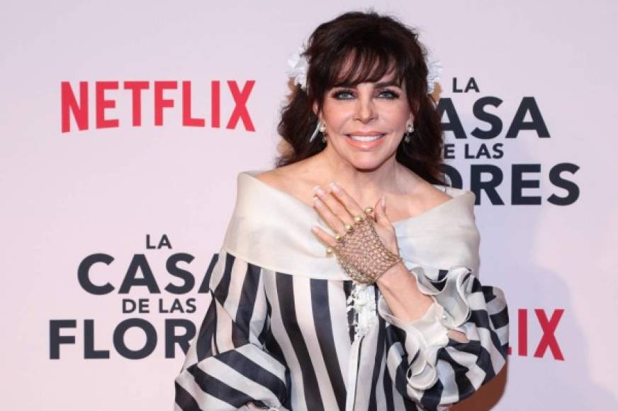 Vero Castro en la premier de 'La Casa De Las Flores', en agosto de 2018.