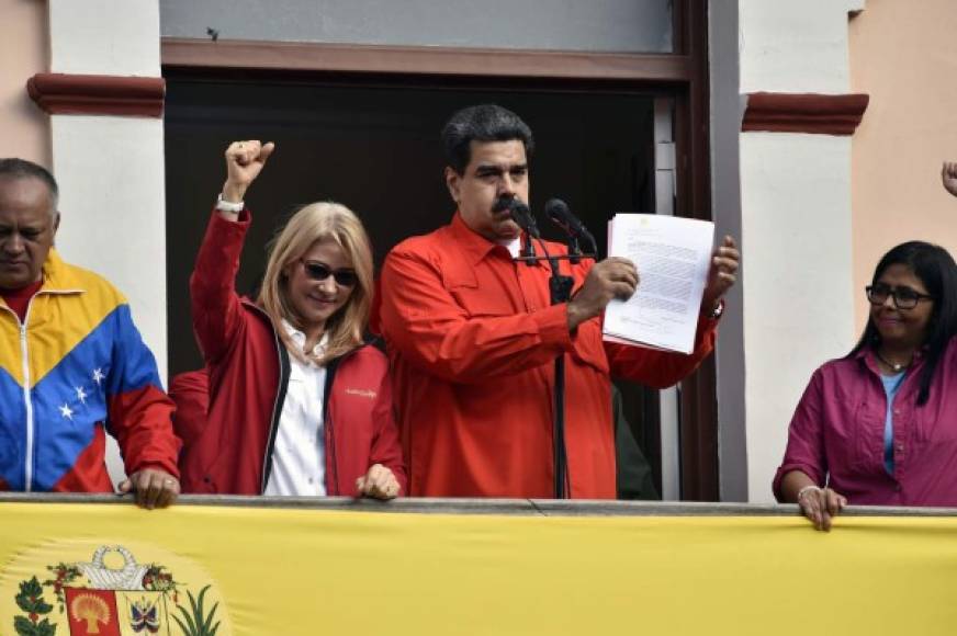 El presidente de Venezuela, Nicolás Maduro, rompió las relaciones con EEUU, después que apoyara a Juan Guaidó, como presidente interino.