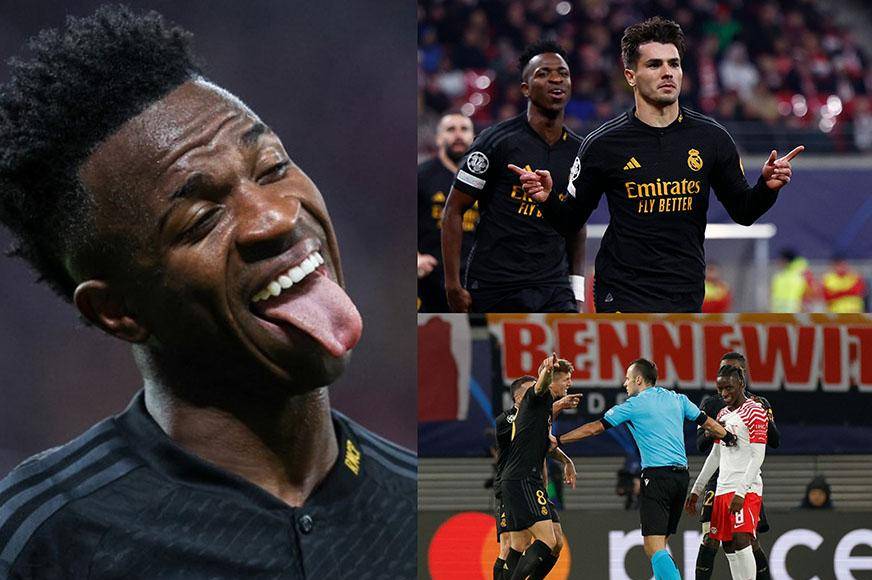 Real Madrid venció 0-1 al Leipzig por la ida de octavos de la Champions League en un juego marcado por la polémica.