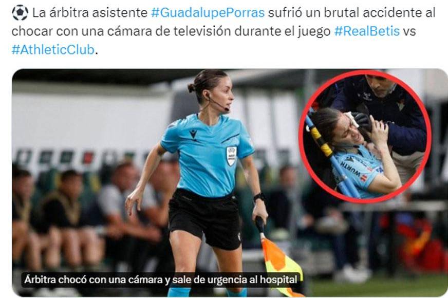 Aunque estos incidentes generaron momentos de preocupación, las primeras informaciones indicaron que las lesiones de la jueza de línea no eran de gravedad. 