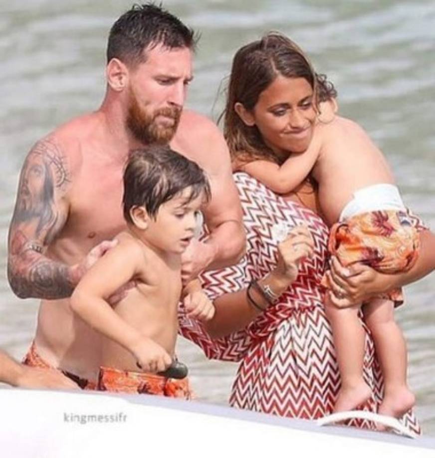 Messi ha disfrutado con su familia la luna de miel tras casarse el pasado 3 de junio.