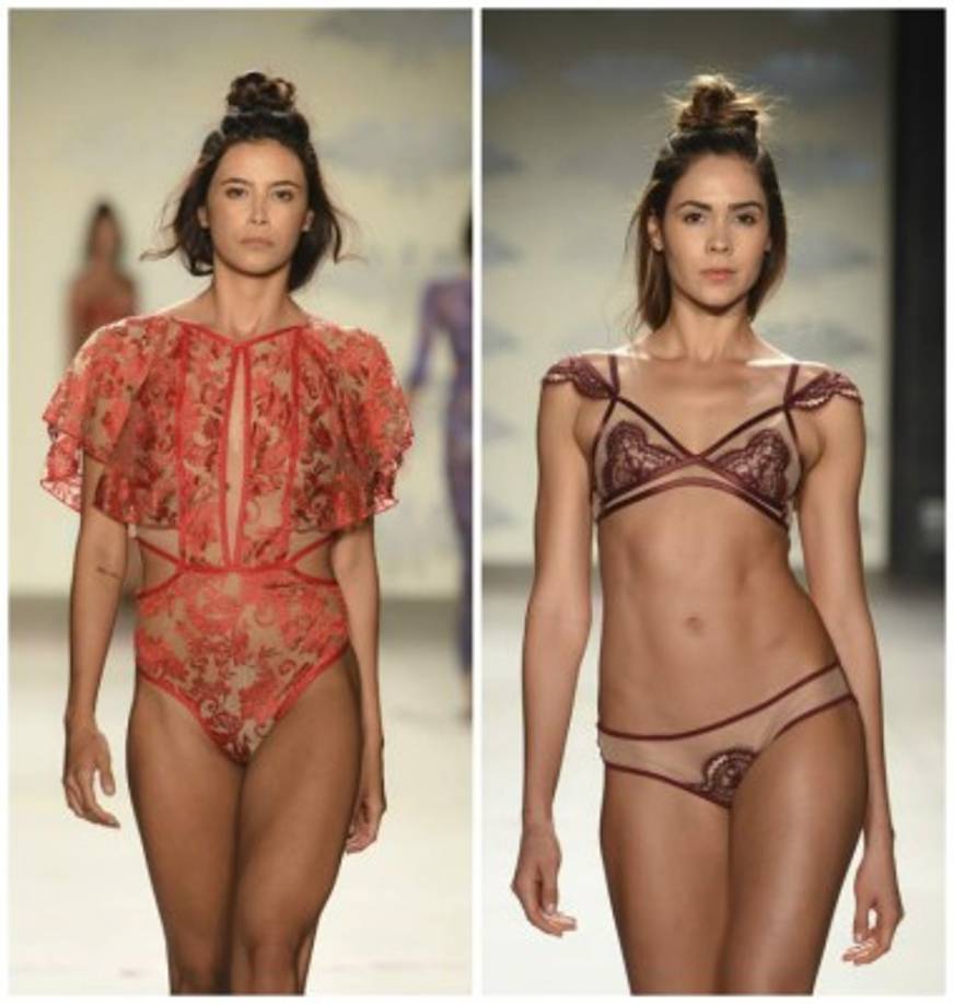 Sort Lingerie. Las telas son de chantilly, encaje, seda, satén y transparencias con una licra muy sublime.