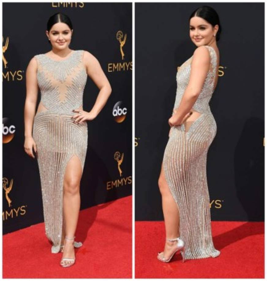 La estrella de Modern Family, Ariel Winter, en la alfombra de los premios Emmy 2016.