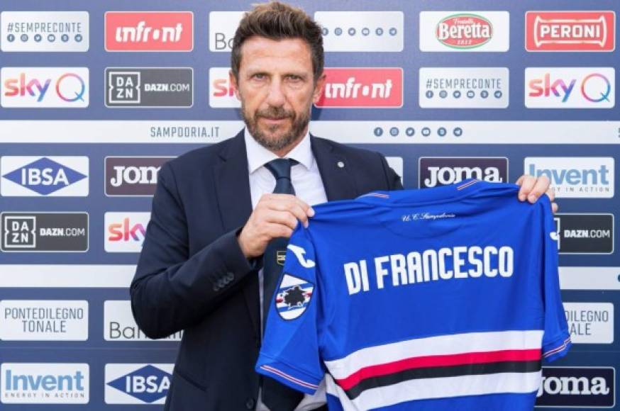 La Sampdoria ya tiene entrenador, Eusebio di Francesco ha sido presentado como técnico del conjunto genovés.