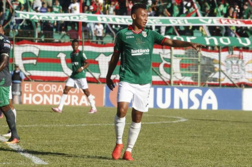 Allan Banegas (Marathón) - Con 25 años, el mediocampista ya ha ejercido de capitán en el líder invicto del Torneo Clausura 2019.