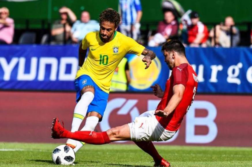 La gran estrella de Brasil es Neymar. No podía faltar. Foto EFE.