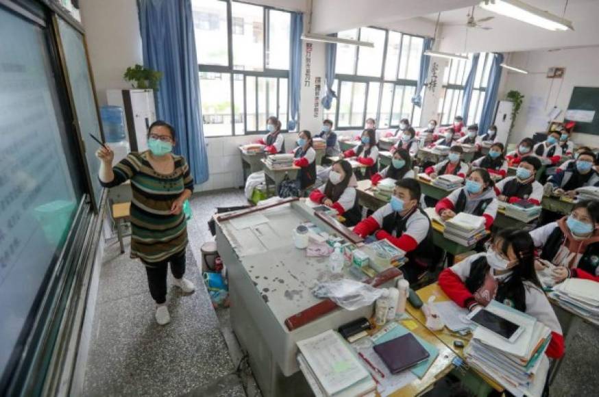 FOTOS: Así está siendo el regreso a clases en escuelas y colegios de China con estrictas medidas
