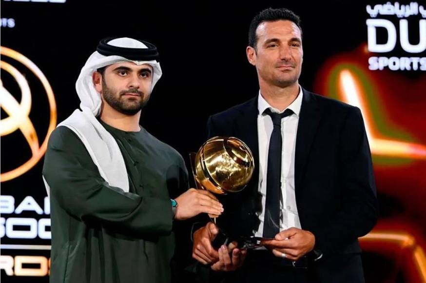 Lionel Scaloni, seleccionador de Argentina y campeón del Mundial 2022, recibió el premio a la Trayectoria como entrenador en los Globe Soccer Awards. “Se lo dedicó a mi país, a todos los argentinos y a mi cuerpo técnico”, dijo.
