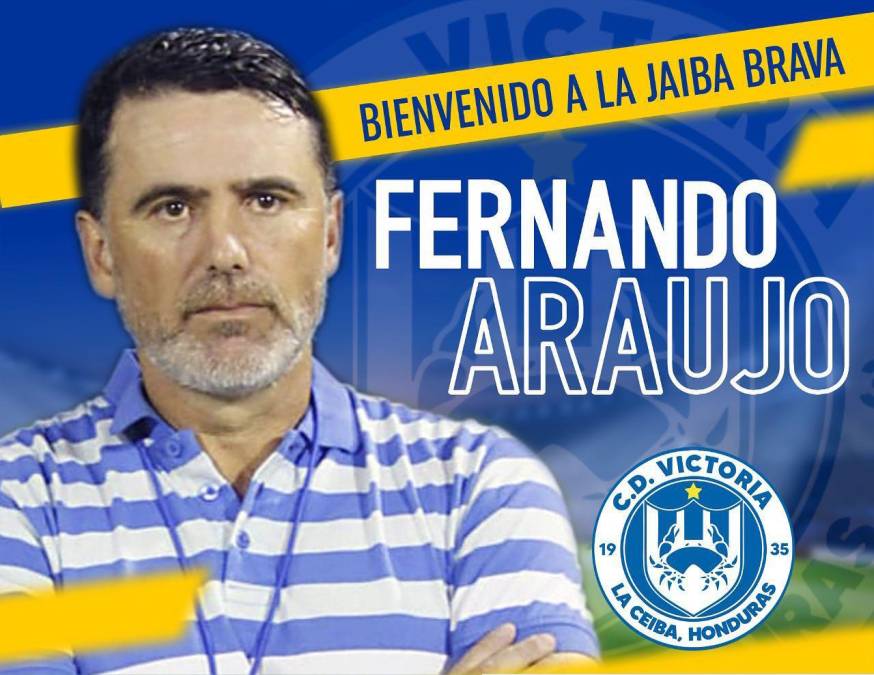 El entrenador uruguayo Fernando Araújo volverá a dirigir en el fútbol hondureño tras su paso por el Honduras Progreso. El charrúa fue confirmado como nuevo técnico del Victoria de La Ceiba para el Torneo Apertura 2022.