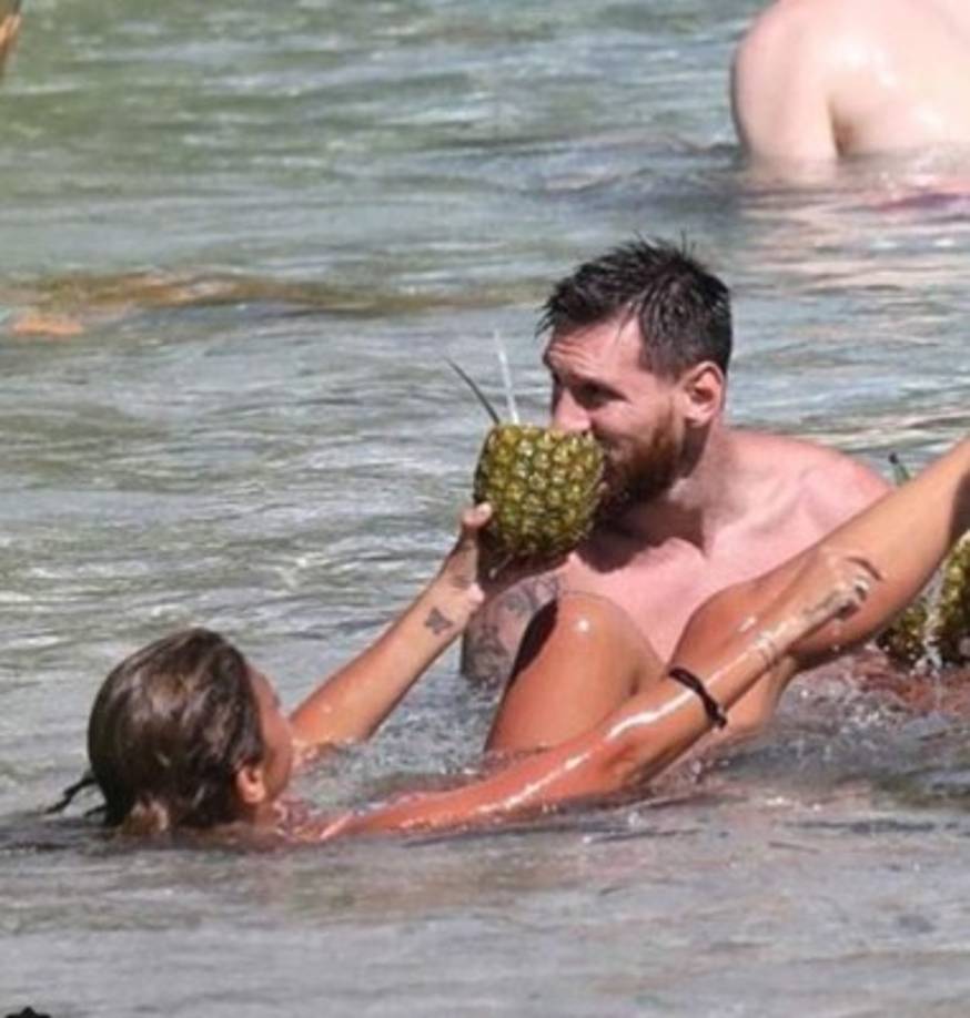 Entre Roccuzzo y Messi solo hay amor.