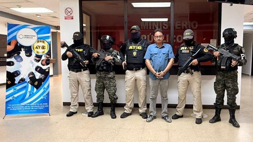 René Javier Santos Alfaro fue capturado por la Atic y la Policía Militar.