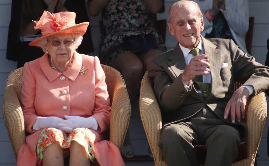 La Reina Isabel y el fallecido duque de Edimburgo.