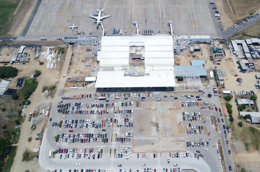 Así se ve el aeropuerto Ramón Villeda Morales desde las alturas
