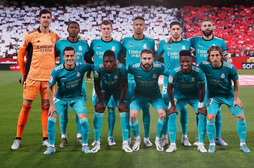 El 11 titular del Real Madrid para el partido contra el Sevilla.