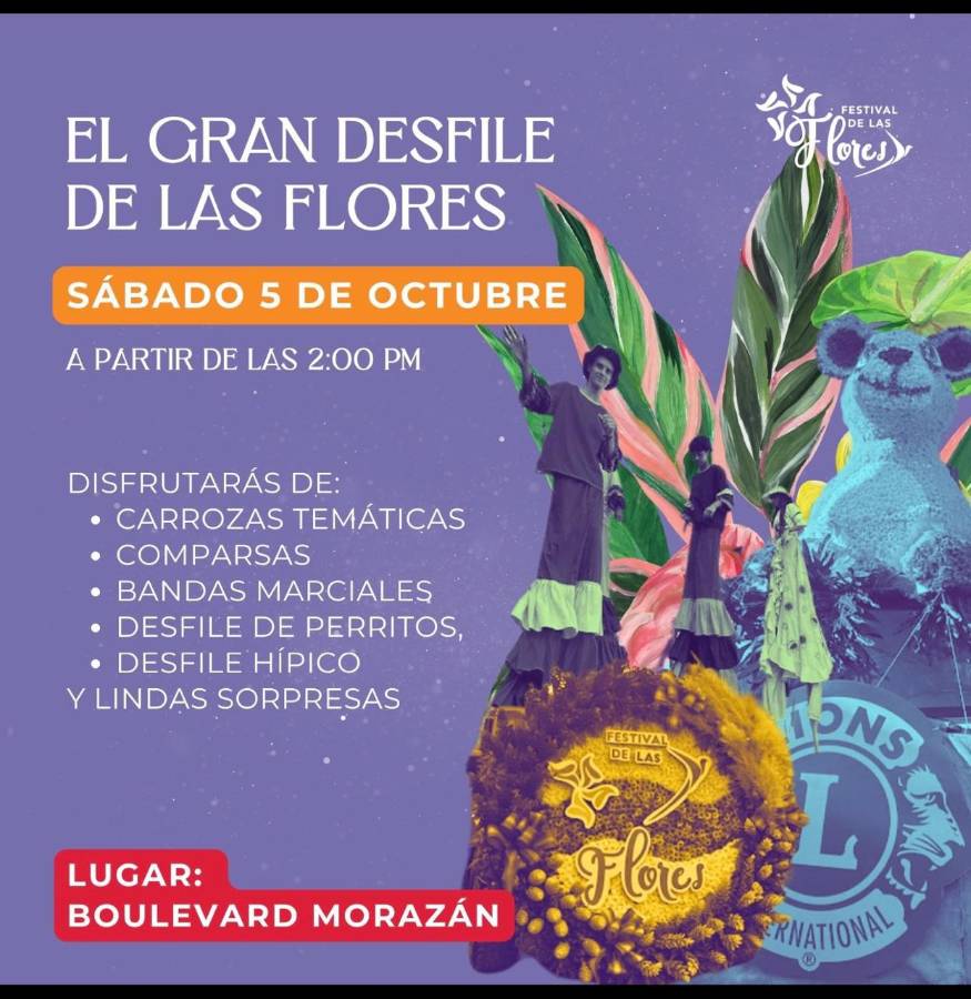 Actividades del Festival de las Flores 2024.