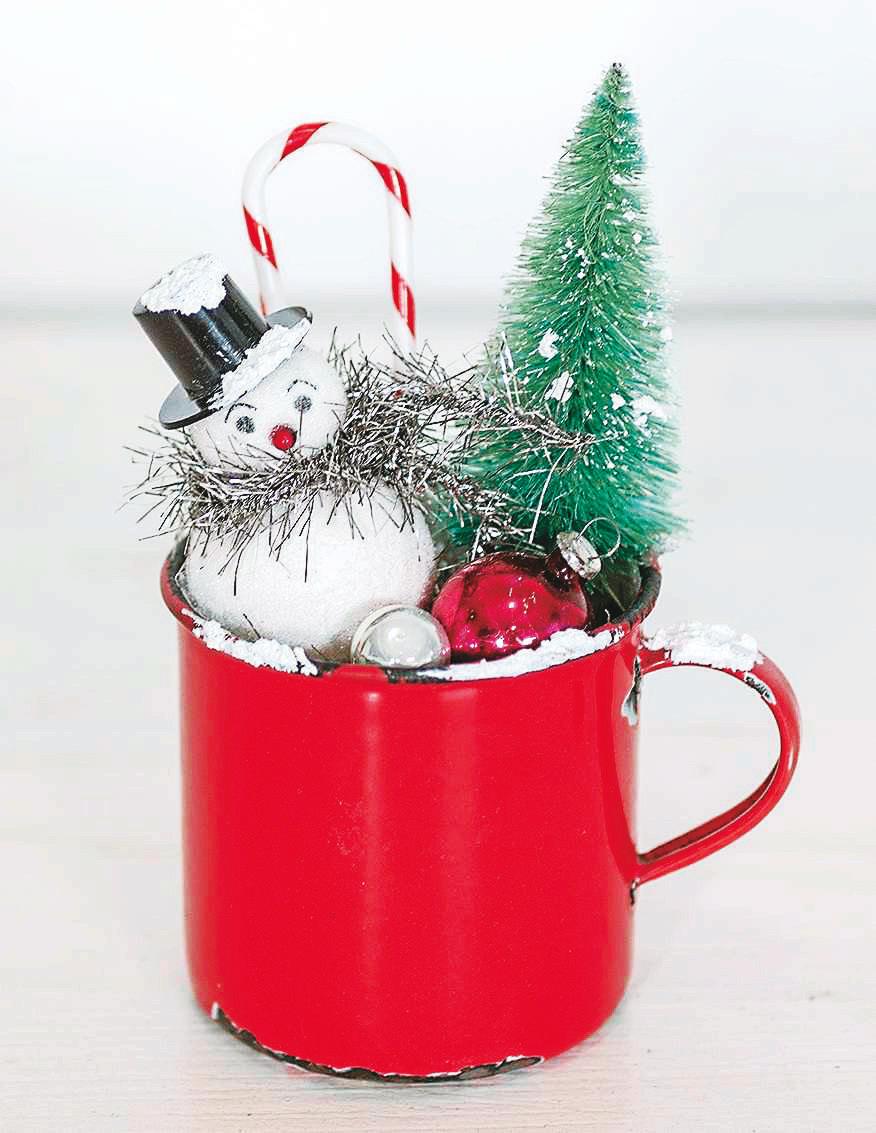 Detalles navideños para hacer en tazas