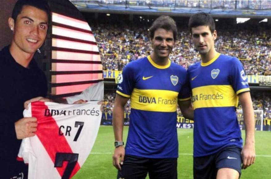 Famosos estrellas, cantantes y deportistas apoyarán a Boca Juniors y River Plate en la final de la Copa Libertadores.