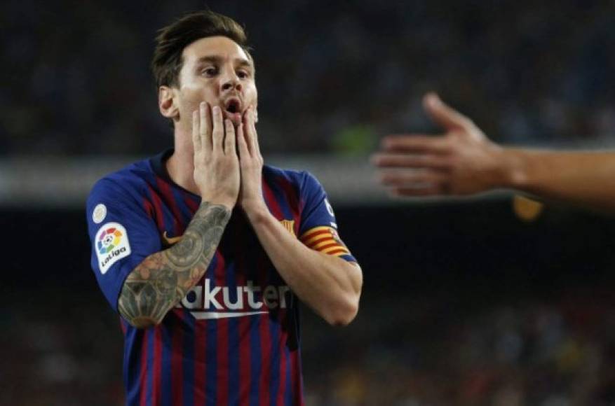 Durante la mayor parte del juego se vio a un Messi preocupado por el accionar del equipo.