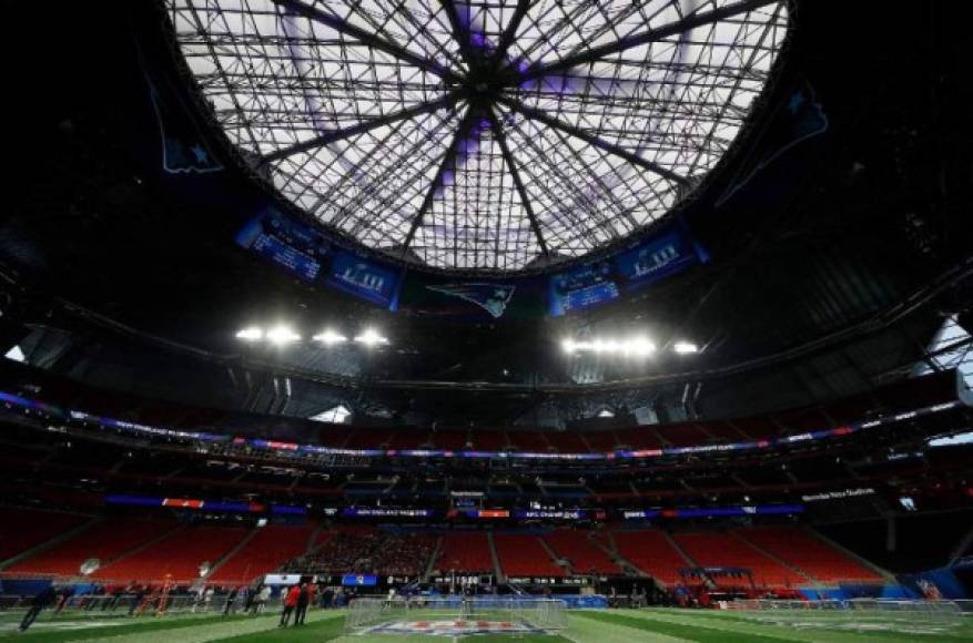 Conocé el Mercedes Benz-Stadium de Atlanta, Georgia, el espectacular escenario deportivo en donde se jugará este domingo el esperado Super Bowl LIII entre New England Patriots y Los Ángeles Ram.