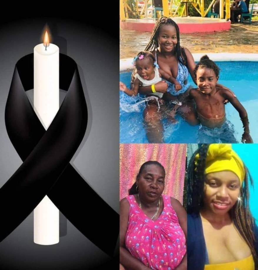 Fotografías en vida de los fallecidos en el accidente. 