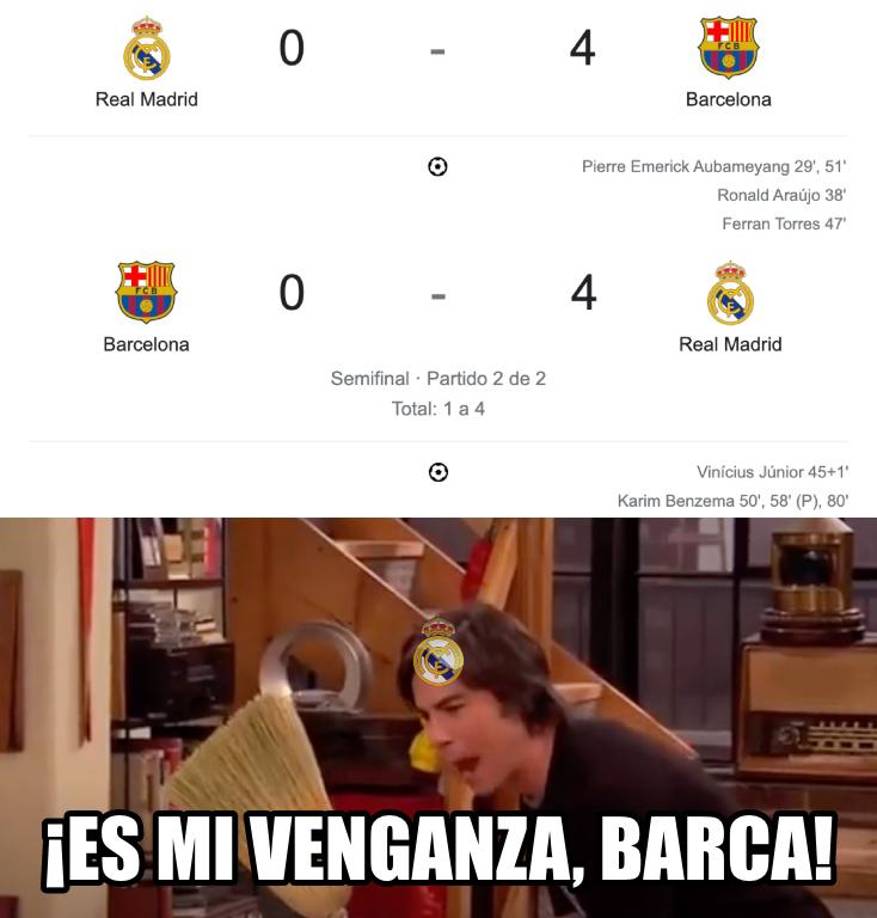 Los crueles memes que destrozan al Barcelona tras la paliza del Madrid