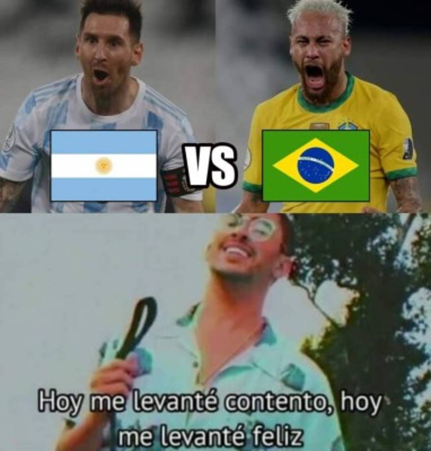 Se viene la final de la Copa América y, como no podía ser de otra manera, en redes sociales estallaron los memes, los chistes, las ironías etc.