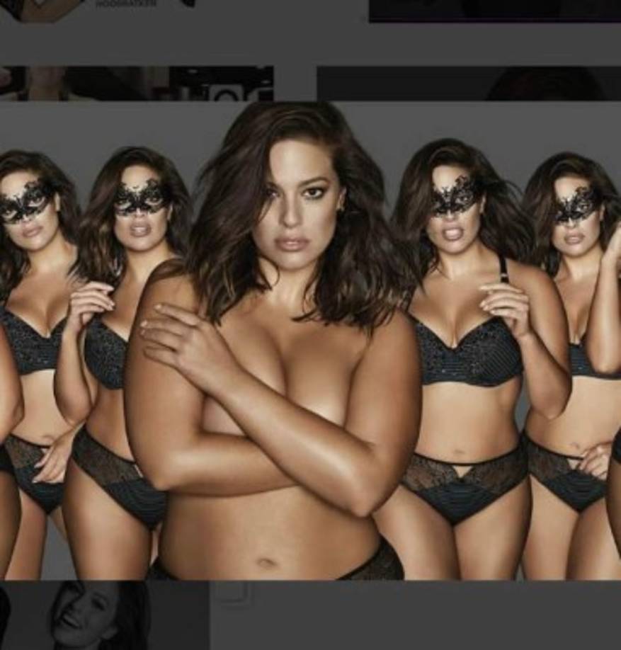 Sin lucir vulgar, muestra su belleza al público.