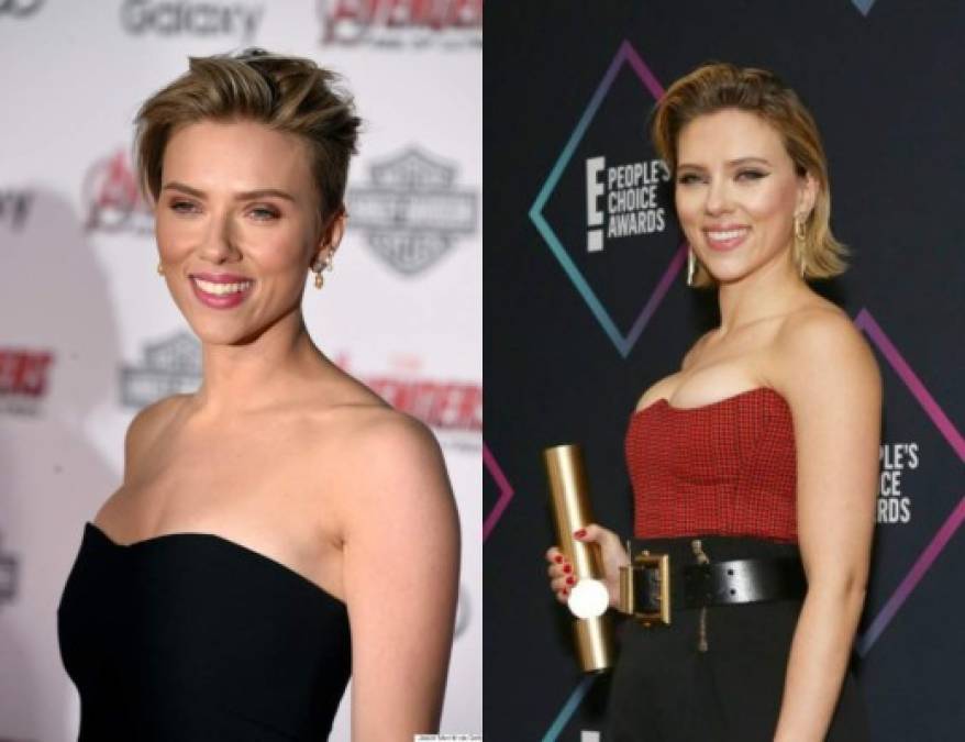 Scarlett Johansson nunca ha confirmado un aumento o reducción de senos. Así que todo es mera especulación.<br/> 2015- 2018.