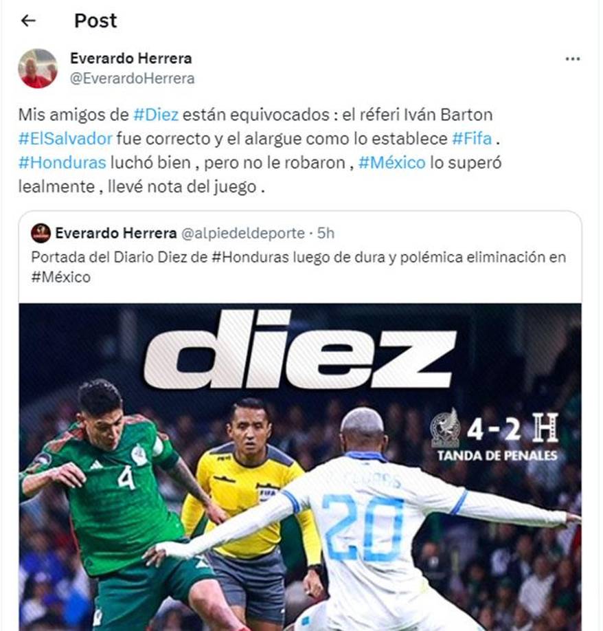 Everaldo Herrera de Costa Rica. 