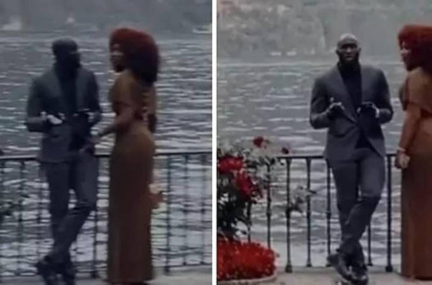 Y es que Lukaku se hizo muy viral tras aparecer con una famosa cantante y fueron captados muy “acaramelados” en la boda de su compañero en el Inter.