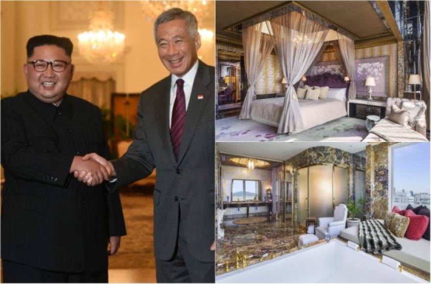 Kim Jong-un ha recibido el trato de una estrella de Hollywood en Singapur, adonde llegó el pasado domingo para la histórica cumbre que sostendrá con Donald Trump la noche de este lunes.