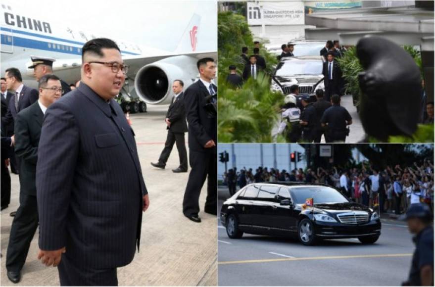 Kim Jong Un llegó este domingo a Singapur para la histórica cumbre con el presidente de Estados Unidos, Donald Trump.<br/><br/>El líder norcoreano fue recibido por todo lo alto en la ciudad-estado, donde cientos de personas se apostaron desde temprano en la autopista que recorrería Kim para fotografiar al enigmático mandatario.<br/><br/>