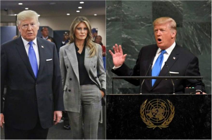 En su primer discurso ante la Asamblea General de la ONU, el presidente estadounidense Donald Trump formuló amenazas directas a los llamados estados 'paria', en especial contra Corea del Norte, a la que advirtió que podría 'destruir totalmente'.