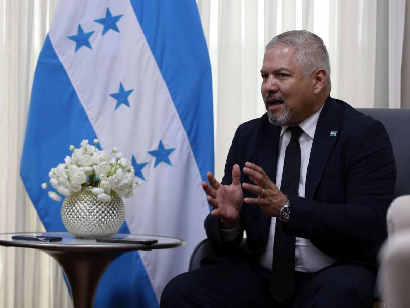 Canciller de Honduras, Eduardo Enrique Reina García, en una entrevista el 03 de julio de 2023.